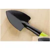 Spade Shovel 3PCS/SET Mini Grable Metal Head Head Gardengy Sading Plant Инструменты, расположенные с деревянной ручкой Colorf za5755 Достав