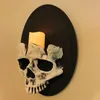 Candle Holders Wall decoration Halloween candlestick decoration horror ghost skeleton wall pendant decoration candle bracket 220809