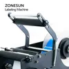 ZONESUN ZS-TB50SM Industrial Equipment Label Applicator Electric Labeling Machine Round Cylindrical Glass Plastic Bottle Jar Tin Can Sticker