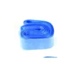 الوشم تنظيف إمدادات 100pcs/مجموعة الأزرق الأزرق الأكمام الأكمام البلاستيكية الأكمام يمكن التخلص منها للاختراق من الملحق