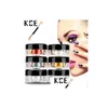 Nail Glitter 12 Piece/Lot Magic Chrome Mirror Effect Nails Pigment Dust Laser Shinning Drop Delivery Health Beauty Art Salon DHSHC