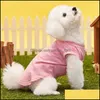 Собачья одежда летняя собака футболка с твердым цветом толстовка питомец петля