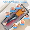 Foot Massager Electric Portable Heating Vibrating Back Chair In Cushion Car Home Office Lumbar Neck Mattress Pain Relief 230113
