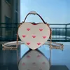 Totes Coabag Heart Pouch 5 Styles Womens Designer Bag Chain Luxurys Handväska Korthållare Crossbody Tote Bag Purse med Box 221110