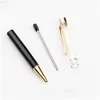 Ballpoint Pens DIY Puste Stick 2in1 Slim Crystal Diamond Bloatter Stylus Touch Pen Drop dostawa biuro Business Industrial WR dhujo