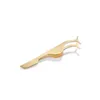 Altri articoli di bellezza per la salute Pinzette per ciglia finte in oro rosa 6 colori Applicatore per ciglia finte Estensione Curler Nipper Clip ausiliaria Dhdp8