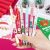 Stylo Gel utile Nice Grip confortable Festive Xmas Cartoon Cute Press Writing Smooth