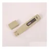 PH -m￤tare 50st TDS3 Testare Portable Digital LCD -vattenkvalitet Testning Pen Purity Filter TDS METER SN1846 Drop Delivery Office Schoo DHZ3P