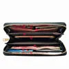 Factory wholesale ladies shoulder bags classic print fashion long wallet multifunctional zipper mobile phone coin purse small fresh contrast leather clutch bag