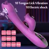 Anal Toys 10 Clitoral Double Licking Mode Vibrators For Women G Spot Soft Tongue Stimulating Sexy Adult Masturbation Supplies 18 230113