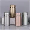 Bouteilles d'eau new350 ml mini-voyage bouteille de boisson mignon flacons vide de café thermos en acier inoxydable thermos et tasses rrd12490 d otyn2