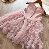 Girl Dresses Lace Baby Dress 2 3 4 5 6 Years Girls Birthday Vestido Bebes Party Princess For Infants