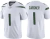 8 Aaron Rodgers Ahmad Sauce Gardner Quinnen Williams Football Jerseys Zach Wilson Breece Hall Garrett Wilson Jersey