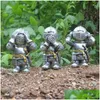 Décorations De Jardin Écologique Solide Drôle Armure Croix Templier Crusader Figurine Pour La Livraison À Domicile Patio Pelouse Dh1Hk