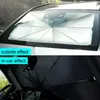 Bil Sunshade Shoda Automotive Interior Windshield Cover UV Protection Sun Shade Front Window Folding Paraply