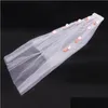 Party Decoration 21X60 Cm White Penis Veil Bachelorette Decorations Adt Theme Nightclub Bar Pecker Veils Supplies Drop Delivery Home Dhb8D