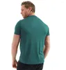 Herenpakken H356 Basislaag Shirt Merino Wool Ademend Droge droge Anti-Outor No-Eck USA-maat