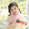 スカーフ0-12歳のぬいぐるみスカーフ秋の冬の子供暖かいフェイクファークロスかわいい女の子の男の子漫画ソフトネックリング韓国スタイル