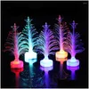 Weihnachtsdekorationen Farbwechsel Licht Party Baum LED Lampe Home Jahr Geschenk Colorf Fiber Optic Drop Lieferung Garten Festliche Lieferungen Dhprh