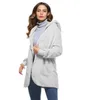 Kadınlar Kürk Faux Yıl Bahar Oyuncak Ayı Ceket Ceket Kadın Moda Açık Dikiş Kapşonlu Kadın Uzun Kollu Bulanık 230112