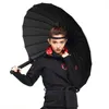 OnCourse Umbrella Creative Long Handle Samurai Sword Japanese Ninjalike Large Windproof Sun Rain Straight Auto Open For Man 230113