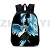 Plecak 12/16 cali Trend Bleach 3D Print Kurosaki Ichigo Cartoon Fashion Canvas Mens Bookbag Przedszkole