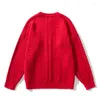 Men's Sweaters Men's And Women's Couple Knitted Pullover Jumper Comfortable Classic Christmas Sweater Casual Fashion Warm Knit For