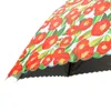 OnCourse Regenschirm, Sommer, Regen, Damen, elegantes Blumenmuster, luxuriös, gebogener Griff, lang, UV-Schutz, für Reisen, Golf, Sonne, s 230113