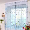 Curtain Elegant Curtains Tulle Flying Balloon Screen Gauze Cloth Balcony Home Fashion Decor