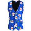 Men's Tracksuits Men Hip Hop Suit Mens Christmas Printed Vest Pants Set Of Two Piece Tech Swimming