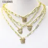 Chaînes Pieces Lock Pendants Collier coeur de la mode Bijoux accessoires pour femmes 9681