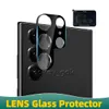 2.5D Clear telefoon terug camerabevestiging glazen lensomslag voor Samsung Galaxy S22 S22 plus S22 Ultra schermbeschermer zwart S23 S21 Fe Z vouw 2 4 A52 A22 4G 5G