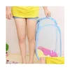 Laundry Bags Foldable Mesh Basket Clothes Storage Supplies Pop Up Washing Bin Hamper Bag Sn2958 Drop Delivery Home Garden Housekee O Dhwsu