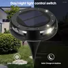 ソーラーグラウンドライト4 LEDガーデンライトホームデコレーターの芝生パティオパスウェイヤード装飾用の地面の屋外景観照明