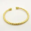 Bangle Pieces Womens Yellow Gold Filled Solid Wave Shaped AccessoriesBangleBangle