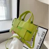 Shoulder Bags Women s Handbag Checkered Seam Design Female Tote Bag Handbags for Women 2022 Designer Luxury Trend Small 230113
