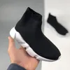 Kinderschuhe Speed-Turnschuhe Kinderschuhe Socke Schwarz Jungen Mädchen Turnschuhe Kinder Kid High Designer Trainer Jugend Kleinkind Schuh Weiß Rot Neon Hellrosa Blau Gelb