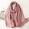 Scarves 2023 Spring And Summer Luxury Foil Ladies Wild Leopard Scarf Female Long Shawl Thin White Fashionable