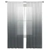 Gardin draperar grå gradient fönsterbehandling tyll modern ren gardiner för kök vardagsrum sovrumsdekorationen