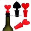 Bar Tools 4 Styles Poker Bottle Stopper Caps Family Preservation Wine Food Grad Sile Bottles Creative Design Safe Drop Delivery Hom Otqle