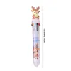 Förvaringspåsar söta Santa 6/10 färger Chunky Ballpoint Pen Kawaii Rollerball School Office Supply Present Stationery Chile DecorationsStorage