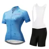 Racing sets dames fiets kleding slabbetje gel shorts 2023 zomers fietsen kleding sportpak vrouwelijk slijtage fiets jersey set skinsuit jurk kit