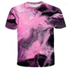 Herr t-skjortor 2023 mode sommar t-shirt 3d graffiti konsttryck andningsbara streetwear sömnad kort ärm