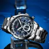 Zegarstka Relogio Masculino Curren Fashion Mens Watches Top Marka luksusowa zegarek kwarcowy zegar Zegarek Zegarek Waterproof Chronograph 230113