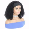 Human Hair Headband Wigs Glueless Afro Kinky Curly Malaysian Full Machine Made Wig for Black Women