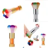 Nail Brushes Dust Acrylic Uv Gel Art Remover Brush Cleaner Rhinestones Makeup Foundation Tool Drop Delivery Health Beauty Salon Dhnqn