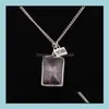 Hänge halsband glasflaska halsband maskrosfrö i gör en önskpärla orb smycken droppleverans hänge dh7c3