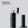 Zonesun ZS-TB3 Rotulagem manual Máquina de embalagem manual de garrafa Rótulo de garrafa Aplicador de peeling Máquina de superfície de polígono quadrado redondo de polígono
