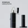 ZONESUN ZS-TB3 Manual Labeling Packing Machine Manual Bottle Label Sticker Peeling Applicator Flat Round Square Polygon Surface Machine