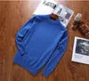 Men's Sweaters Plus Size Goat Cashmere Half-high Collar Basic Pullover Sweater Dark Green 9colors S/105-3XL/130